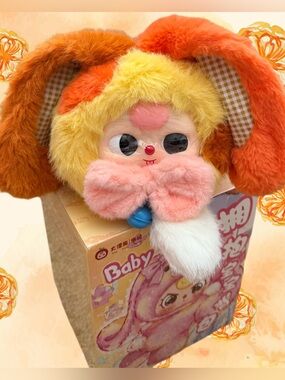 Baby Three Zipper Bag Chain Lucky Rabbit Series Blind Box Cross Body Plush Bunny